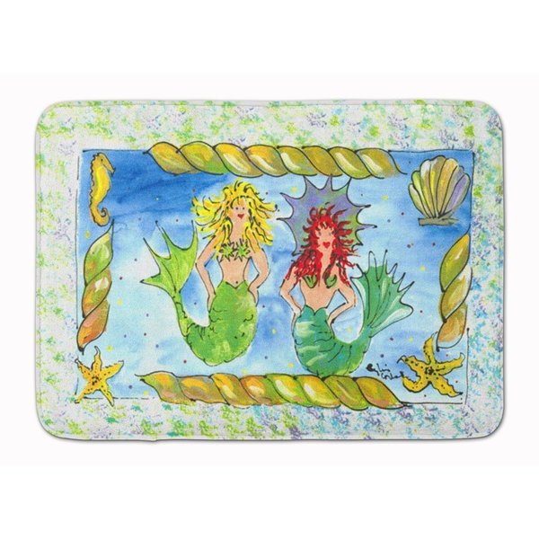 Carolines Treasures Mermaid Machine Washable Memory Foam Mat 8083-RUG